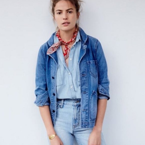 Madewell Joshua Tree Button Down Denim Jean Jacket - Picture 2 of 16